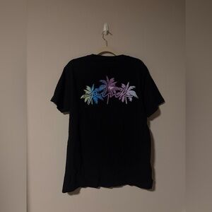 Victoria's Secret Pink Palm Tree Glitter Campus Tee Large